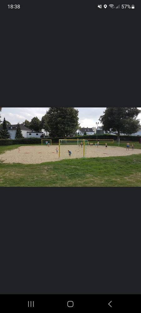 BeachSoccer Platz Schwimmbad Harleshausen